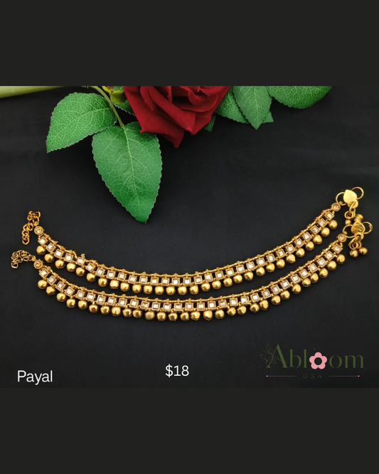 Payal Anklets for Women | Traditional Ethnic Foot Jewelry | Bridal & Festive Anklet