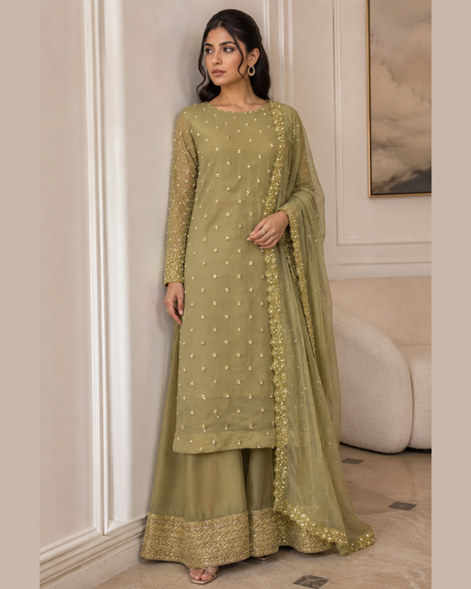 Sage Gold Elegance Set